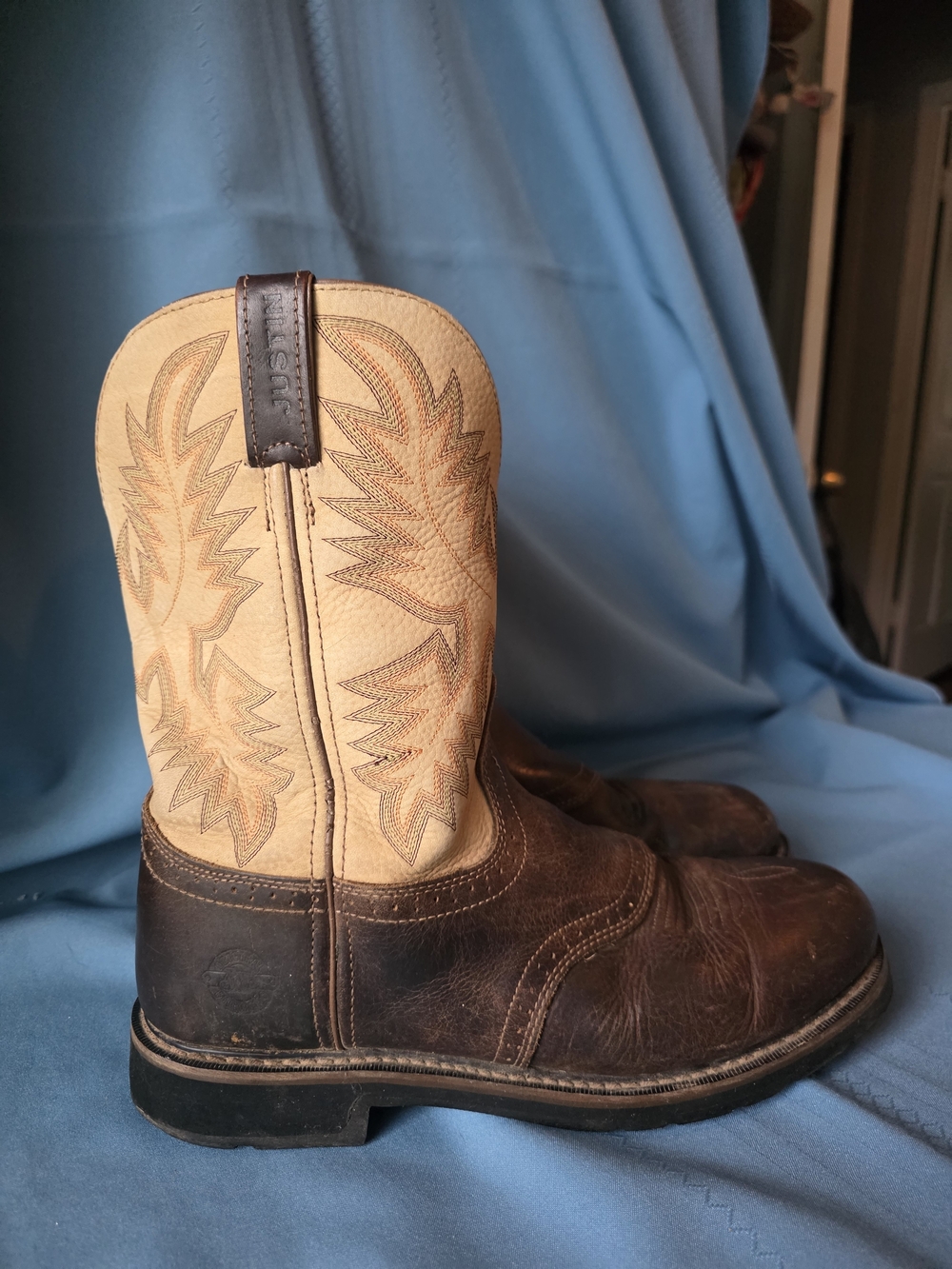 Justin WK4660 Original Workboots 13D  Leather Upper ASTM EH Safety
